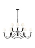 Sullivan 12L Large Chandelier - LC12012AI