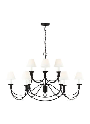 Sullivan 12L Large Chandelier - LC12012AI