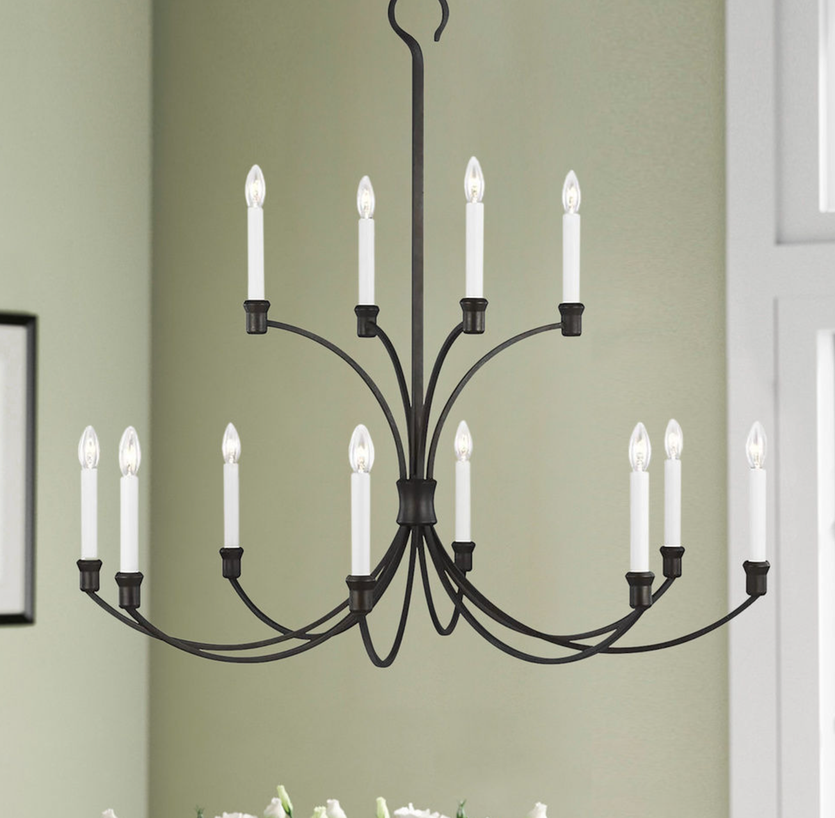 Westerly 12L Large Chandelier - CC10712SMS