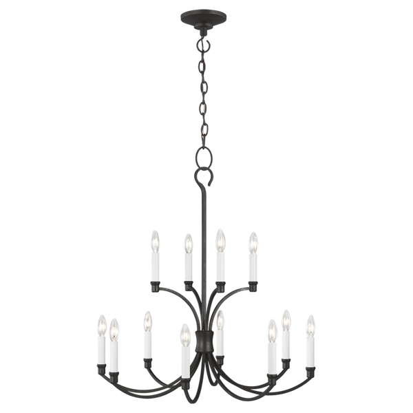 Westerly 12L medium chandelier CC10612SMS Northern Lights Importing
