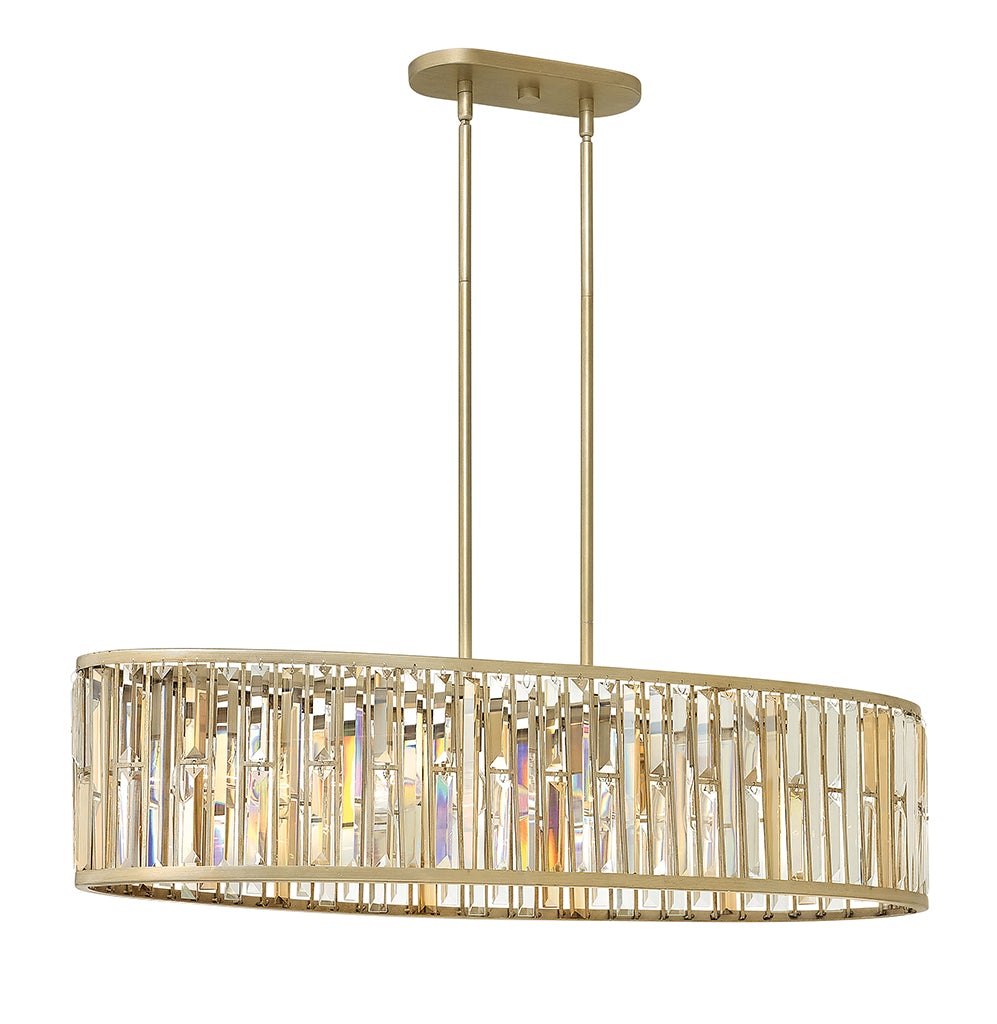 Gemma 6L Linear Chandelier - FR33738SLF